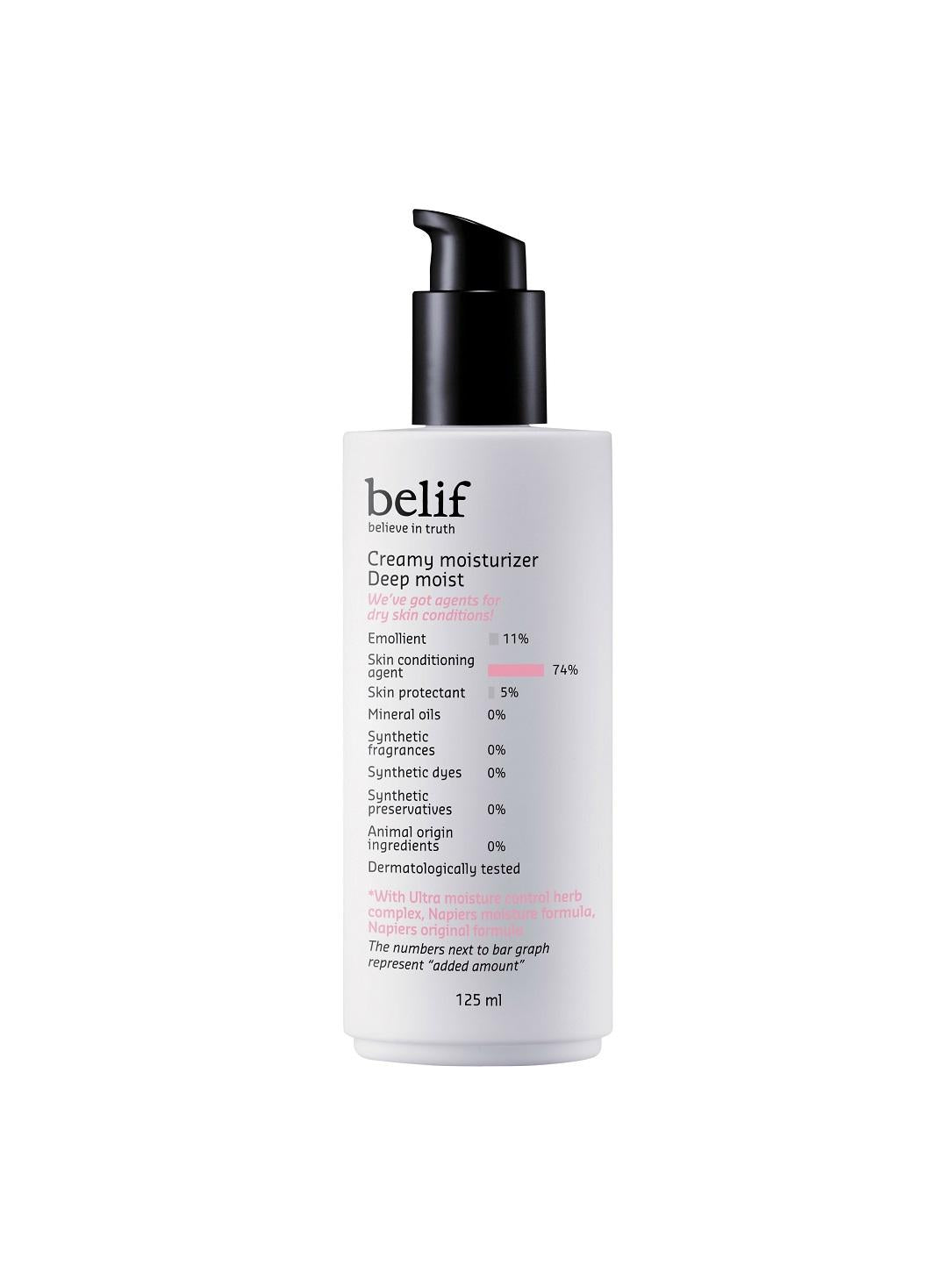belif - Creamy moisturizer deep moist 125ml