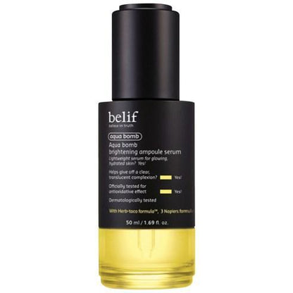 belif - Aqua bomb brightening ampoule serum 50 ml