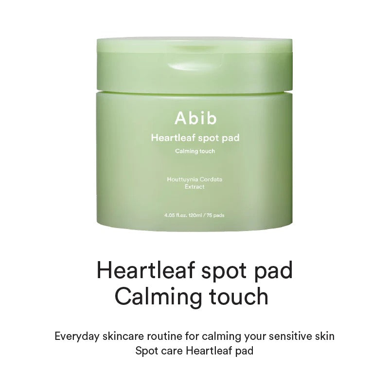 [Abib] Heartleaf spot pad Calming touch - 150ml. 80 pads