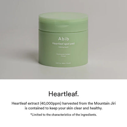 [Abib] Heartleaf spot pad Calming touch - 150ml. 80 pads