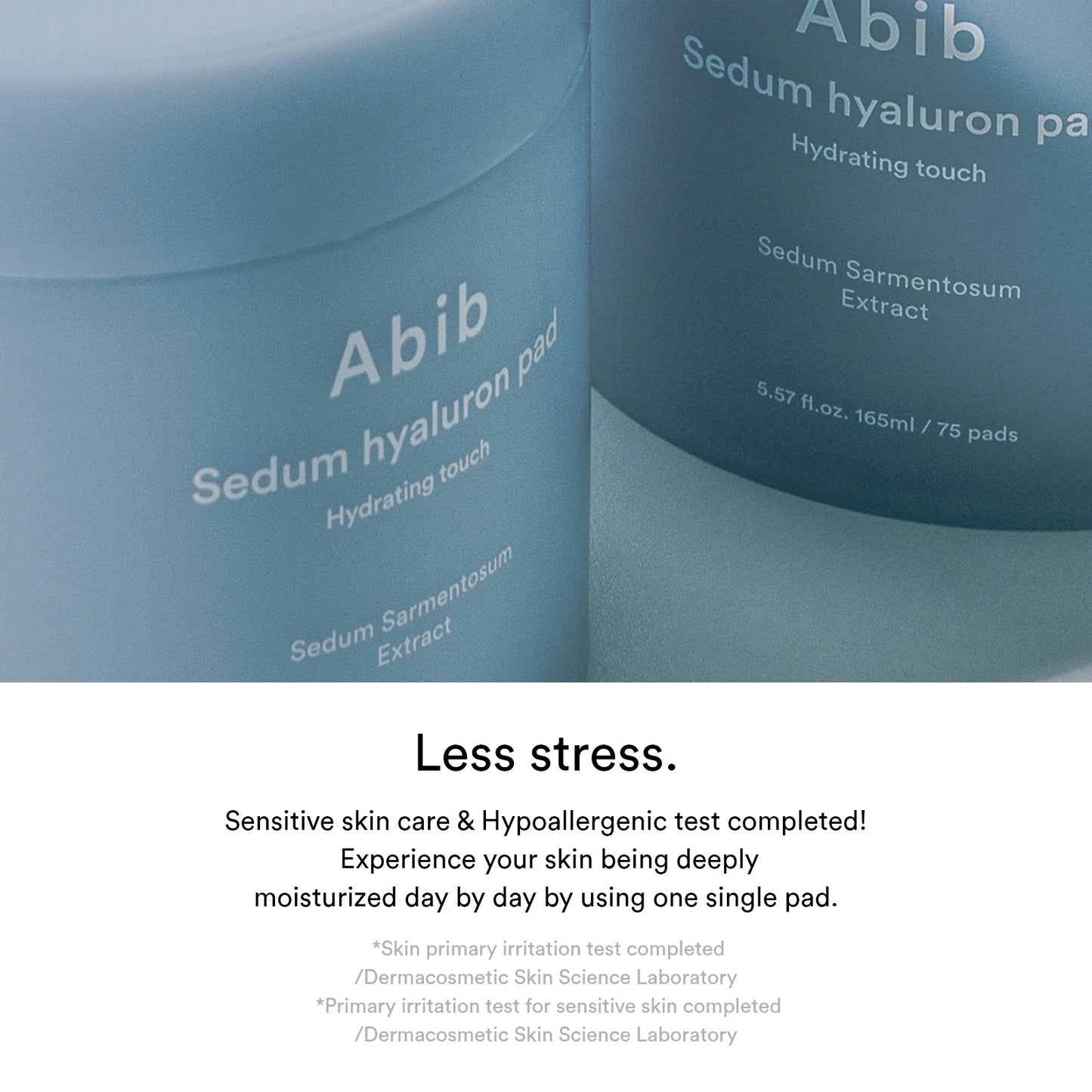 [Abib] Sedum hyaluron pad Hydrating touch - 165ml. 75 pads