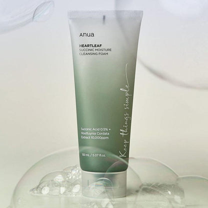 [Anua] HEARTLEAF SUCCINIC MOISTURE CLEANSING FOAM 150ml