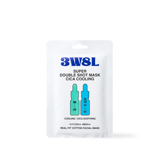 [3W8L] Super Double Shot Mask Cica Cooling 27ml