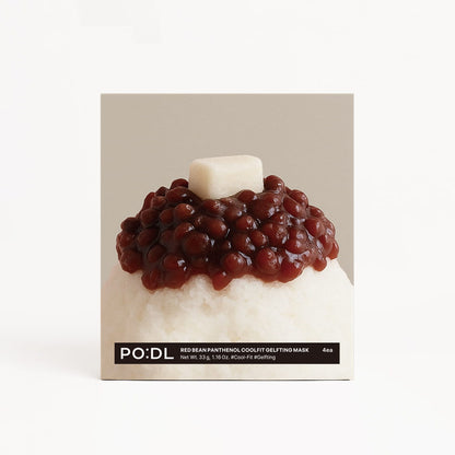 [PO:DL] Red Bean Panthenol Coolfit Gelfting Mask (4ea) (+Special Gift)