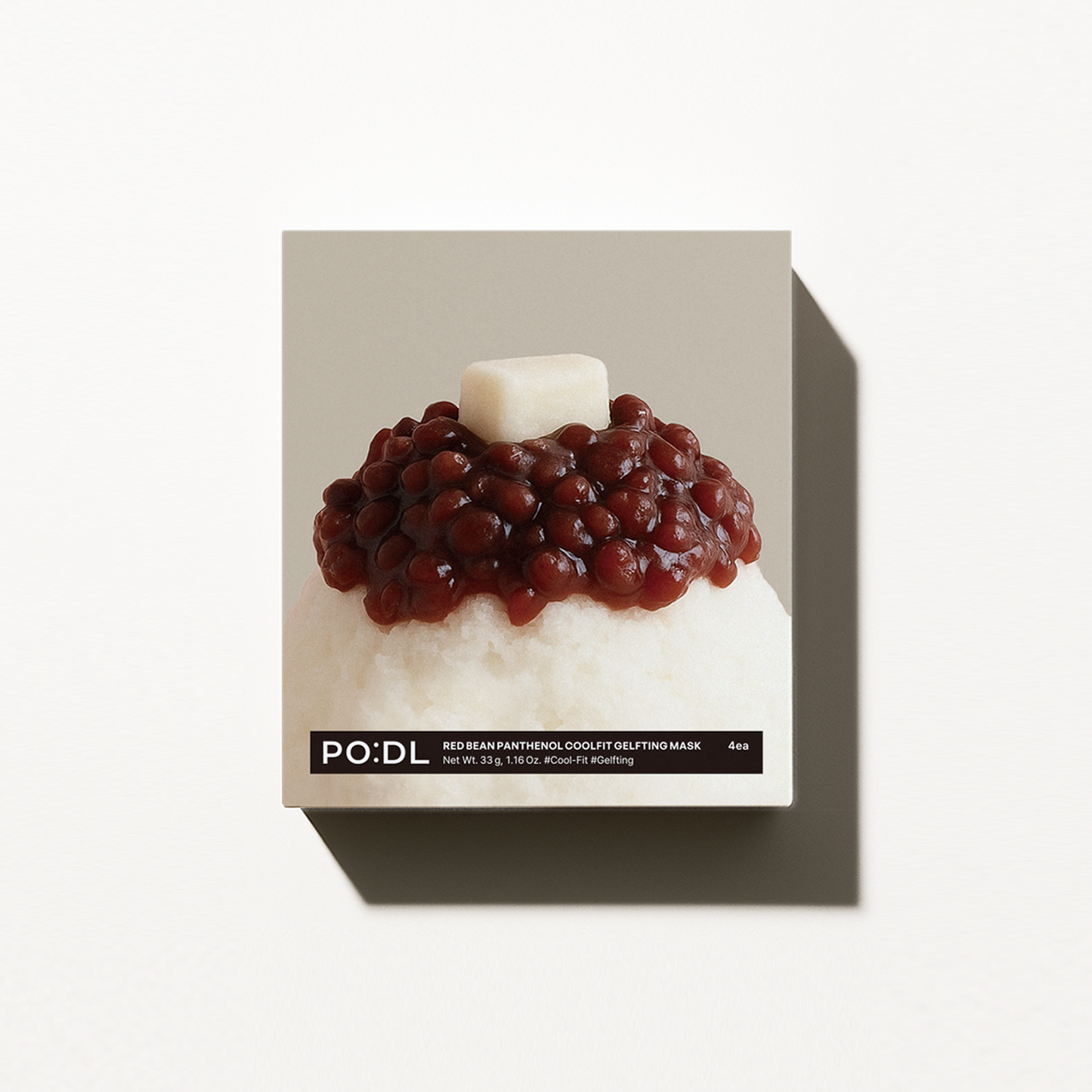 [PO:DL] Red Bean Panthenol Coolfit Gelfting Mask (4ea) (+Special Gift)