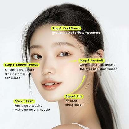[PO:DL] Red Bean Panthenol Coolfit Gelfting Mask (4ea) (+Special Gift)