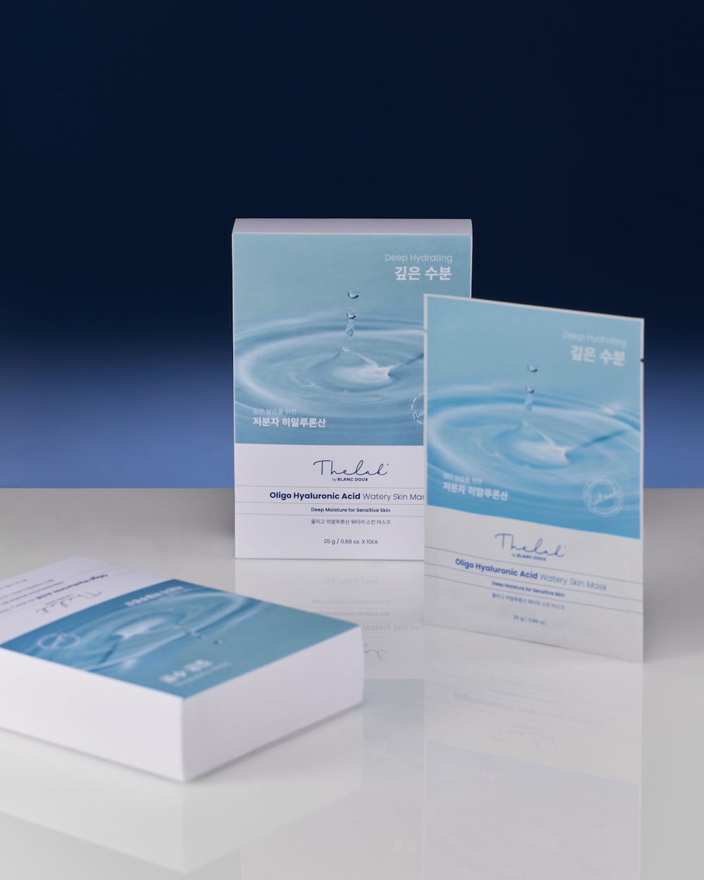 [THE LAB by BLANC DOUX] Oligo Hyaluronic Acid Watery Skin Mask 10p