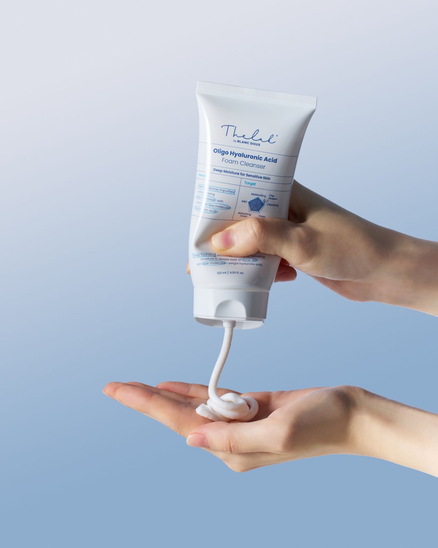 [THE LAB by BLANC DOUX] Oligo Hyaluronic Acid Foam Cleanser 120ml