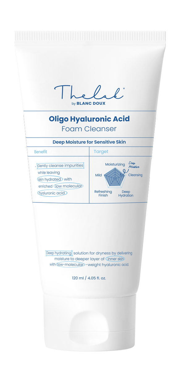[THE LAB by BLANC DOUX] Oligo Hyaluronic Acid Foam Cleanser 120ml