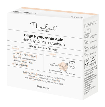[THE LAB by BLANC DOUX] Oligo Hyaluronic Acid Healthy Cream Cushion #1 IVORY