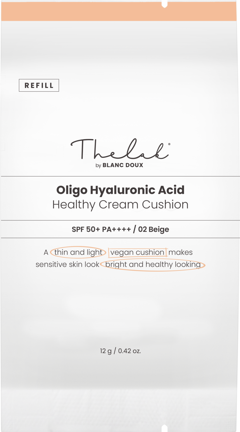 [THE LAB by BLANC DOUX] Oligo Hyaluronic Acid Healthy Cream Cushion Refill #2 BEIGE