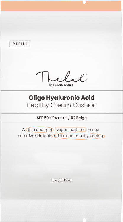 [THE LAB by BLANC DOUX] Oligo Hyaluronic Acid Healthy Cream Cushion Refill #2 BEIGE