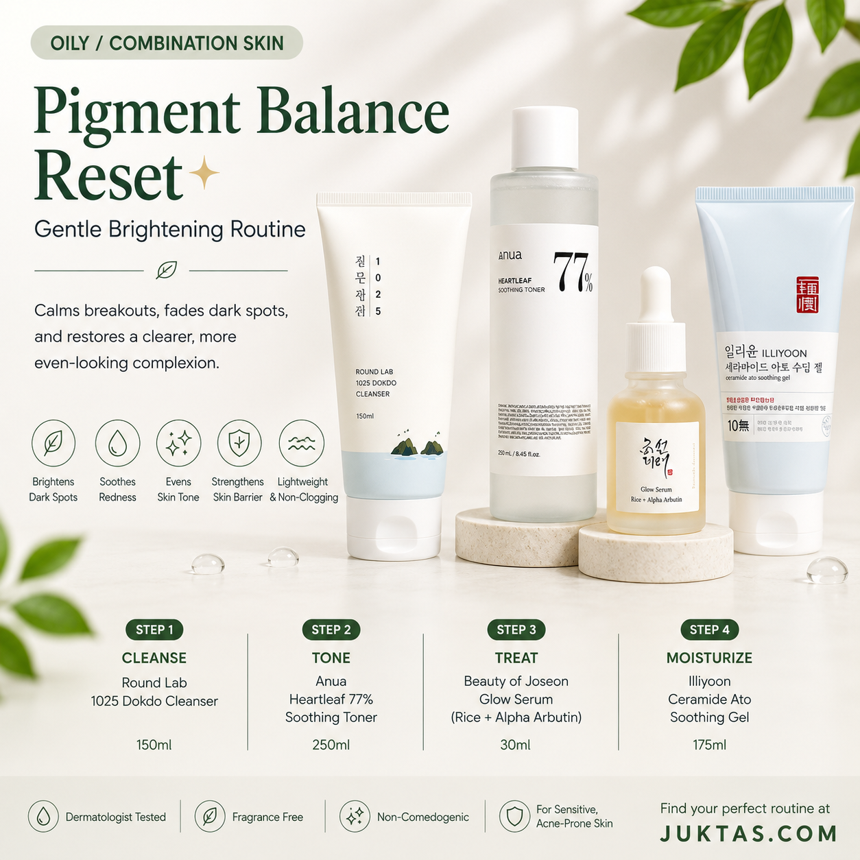Pigment Balance Reset - Gentle Brightening Routine