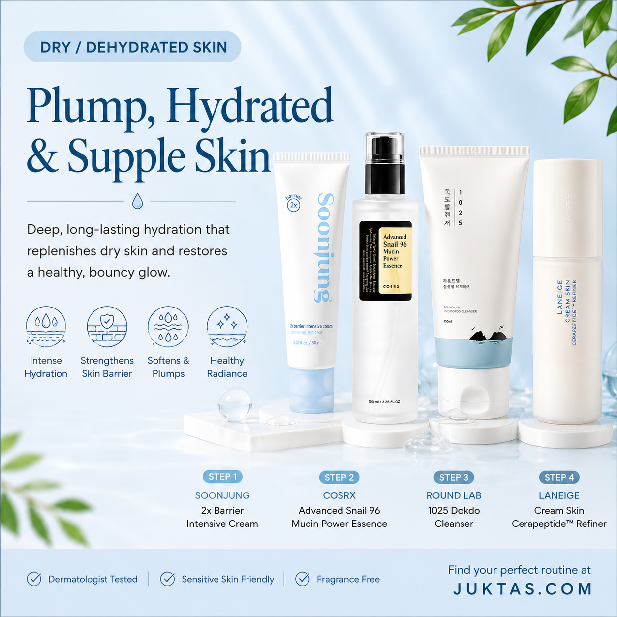 Plump & Hydrated Skin Routine