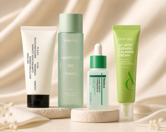 No more Acne: Calm & Clear System – Redness & Inflammatory Acne Routine