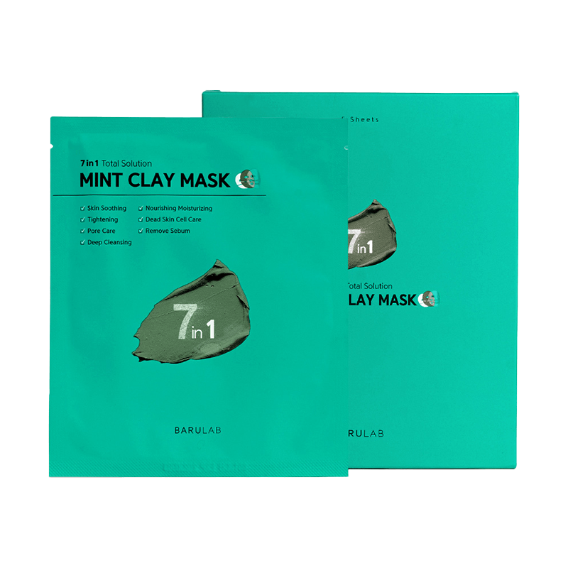 [BARULAB] 7IN1 TOTAL SOLUTION MINT CLAY MASK - 18g x 5pcs