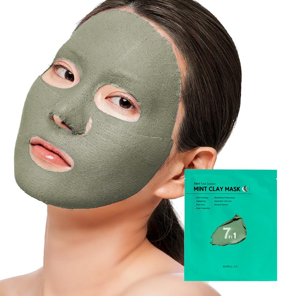 [BARULAB] 7IN1 TOTAL SOLUTION MINT CLAY MASK - 18g x 5pcs